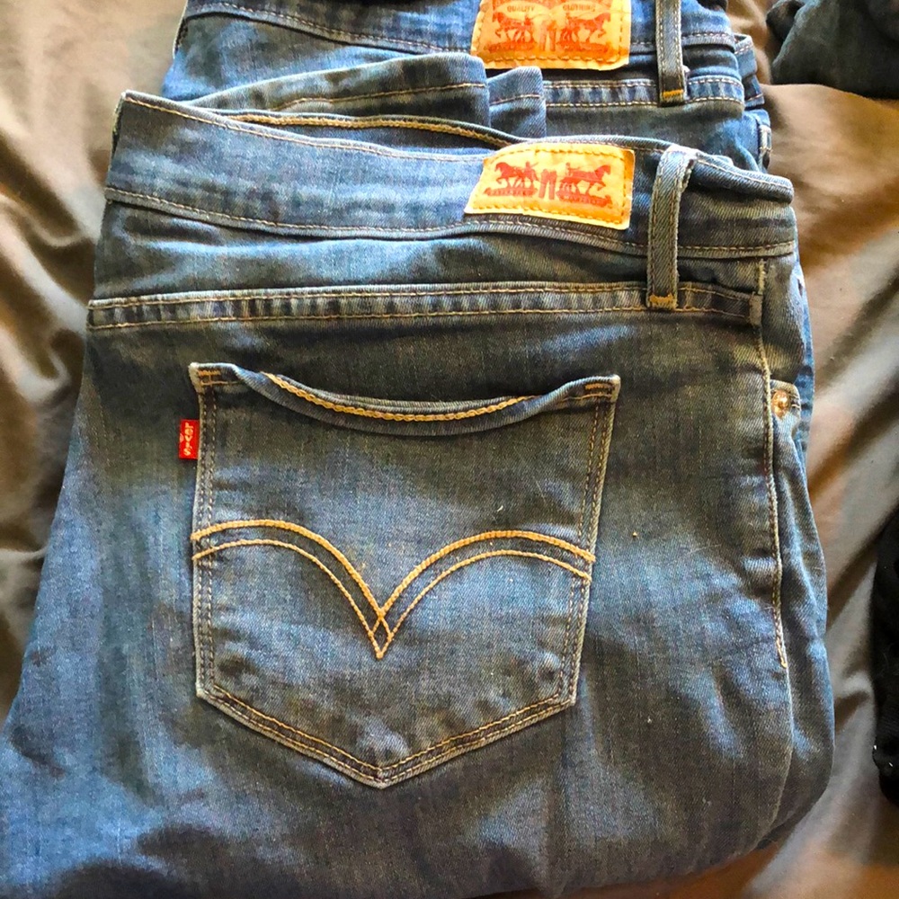 Levi's 524 boot cut & skinny jeans